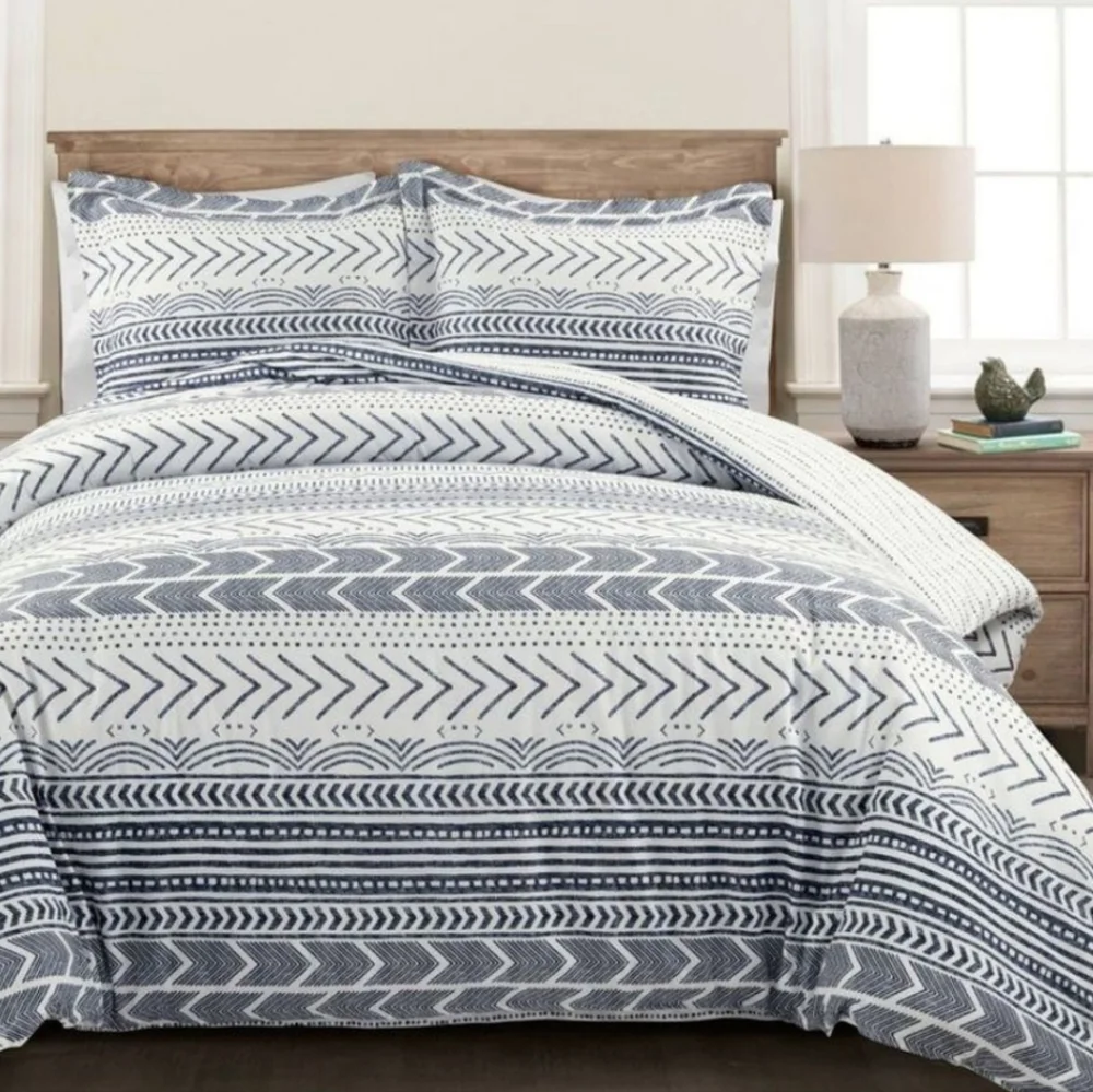 NWT Lush Decor Duvet 3-Piece Set Full/Queen